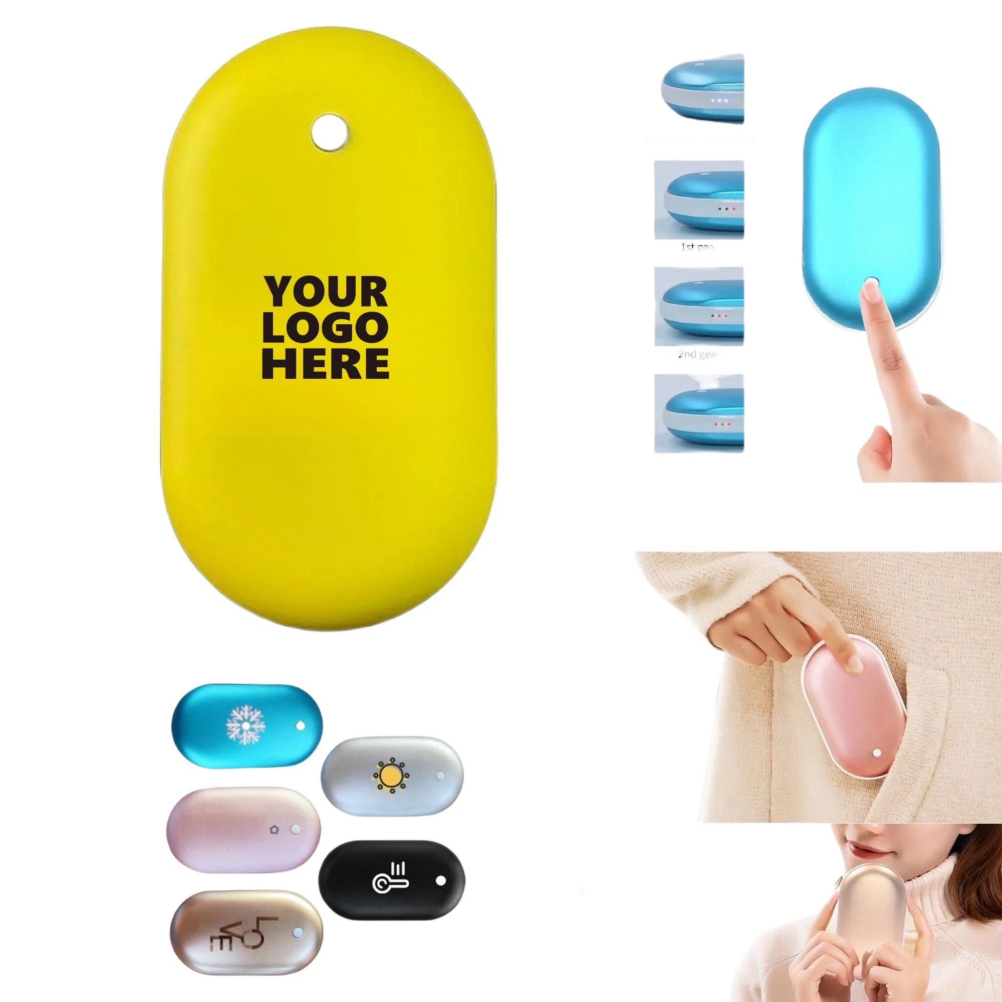 USB Power Bank Warmers Rechargeable Pocket Heater 10