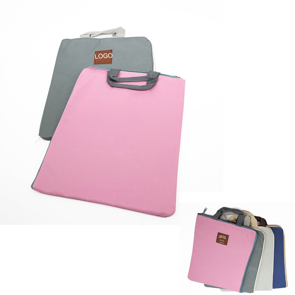 Portable Zippered Canvas File Pocket 2