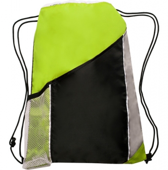 Side Mesh Pockets Drawstring Backpacks 4