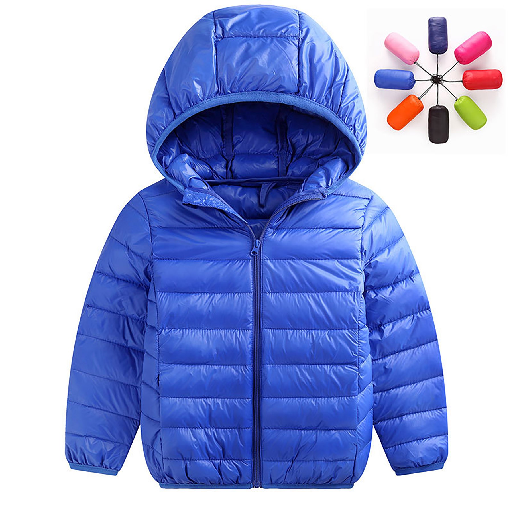 Kids Hooded Lightweight Down Puffer Jacket 4
