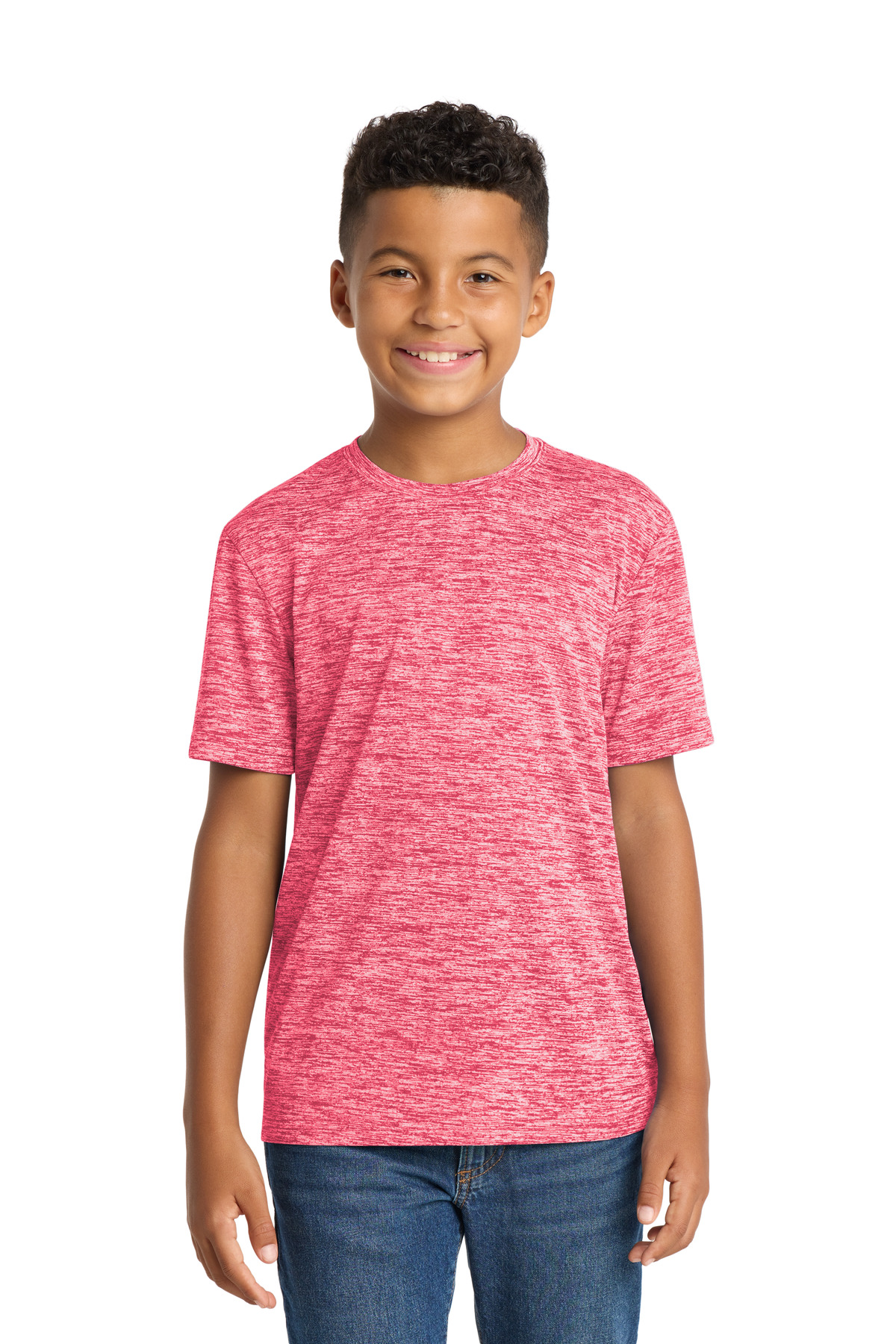 Sport-Tek Youth PosiCharge Electric Heather Tee. YST390 6
