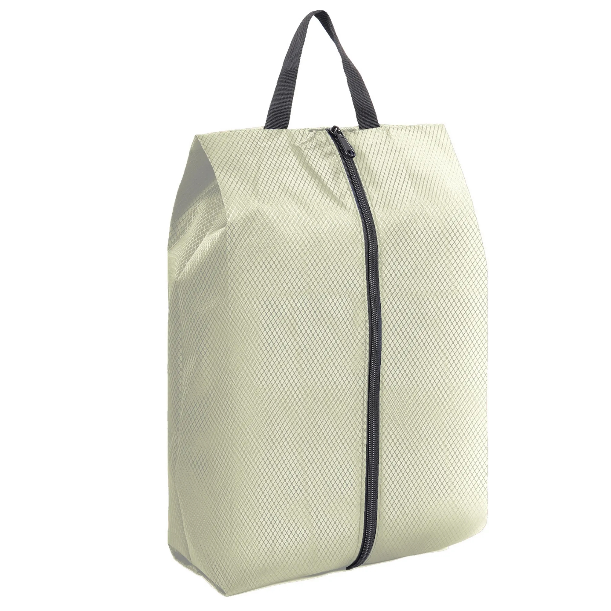 Waterproof Diamond-Lattice Nylon Handheld Shoe Storage Bag 8