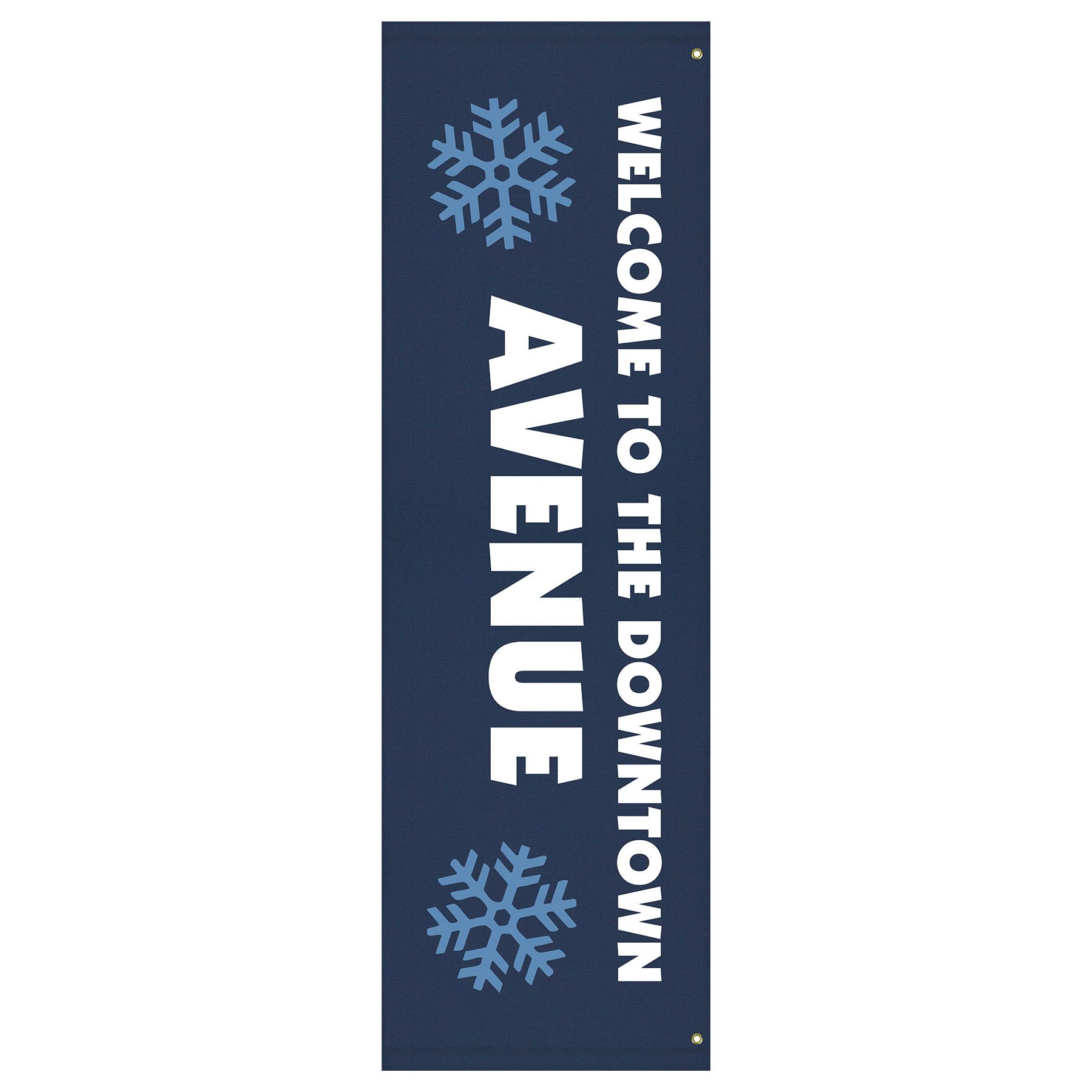 96" x 30" Custom Sunbrella™ Avenue Banner-2 Color Imprint 5