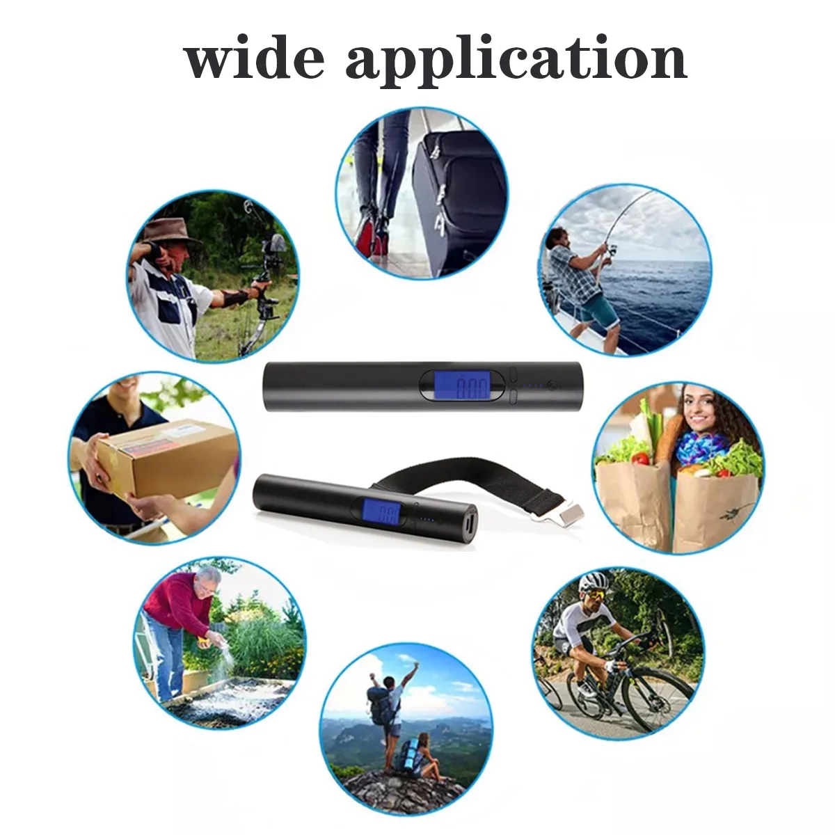 2 In 1 Portable Digital Travel Luggage Scale With Power Bank 6