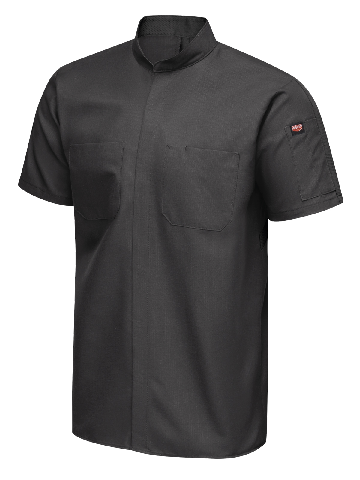 Red Kap Shirts - Men's Short Sleeve Two Tone Pro+ Work Shirt with OilBlok and MIMIX™ 4