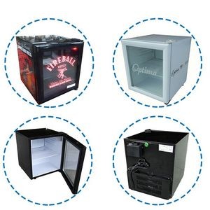 52L Glass Door Counter Top Beer Bottle Mini Fridge Cooler 4