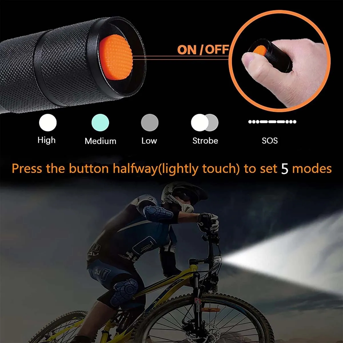 Tactical Flashlights with High Lumens 2