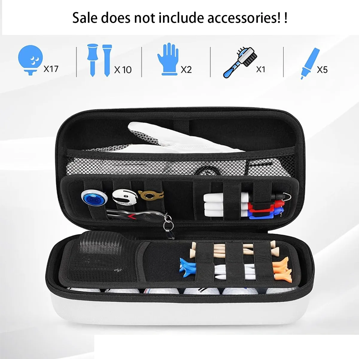 Golf Ball Accessories Bag Case Pouch Organizer Golfer Gift 13