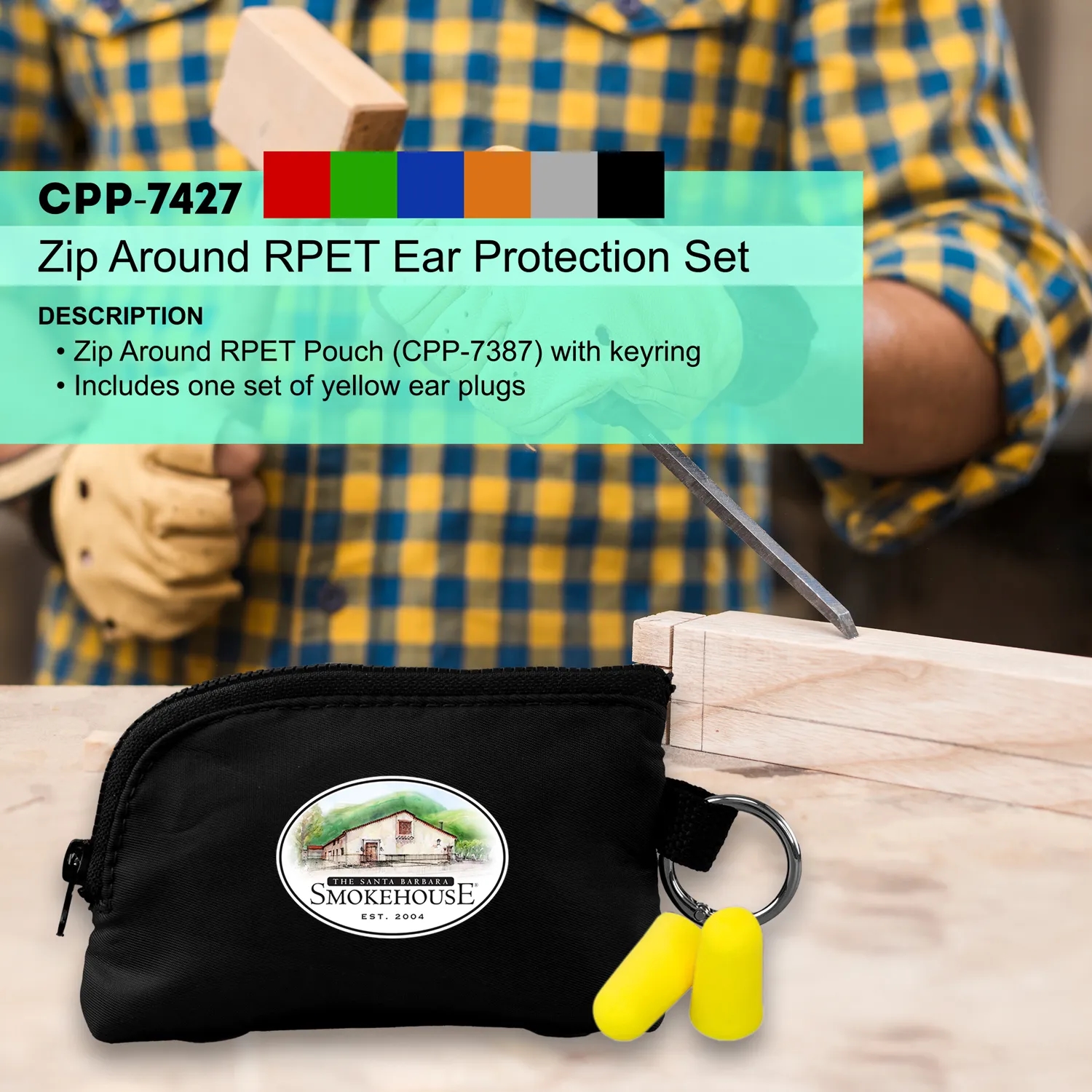 Zip Around RPET Ear Protection Set 13