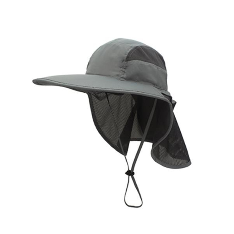 Outdoor Mesh Sun/fishing Hat With Neck Cape 11