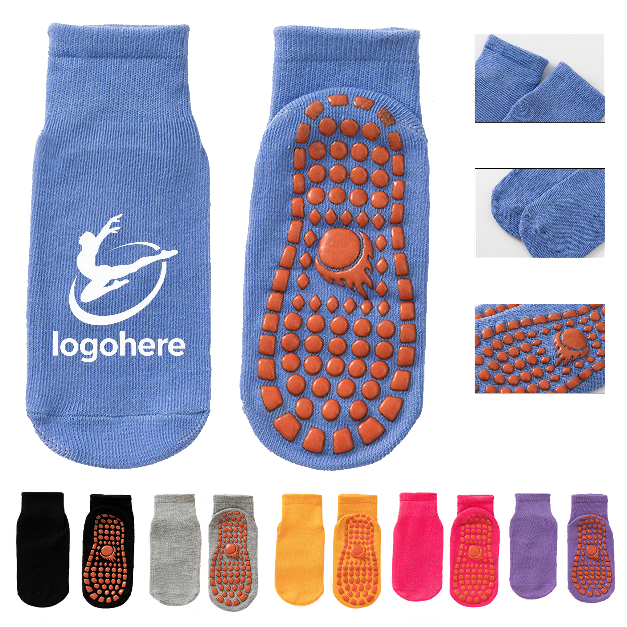 PVC Dot Grip Socks 5
