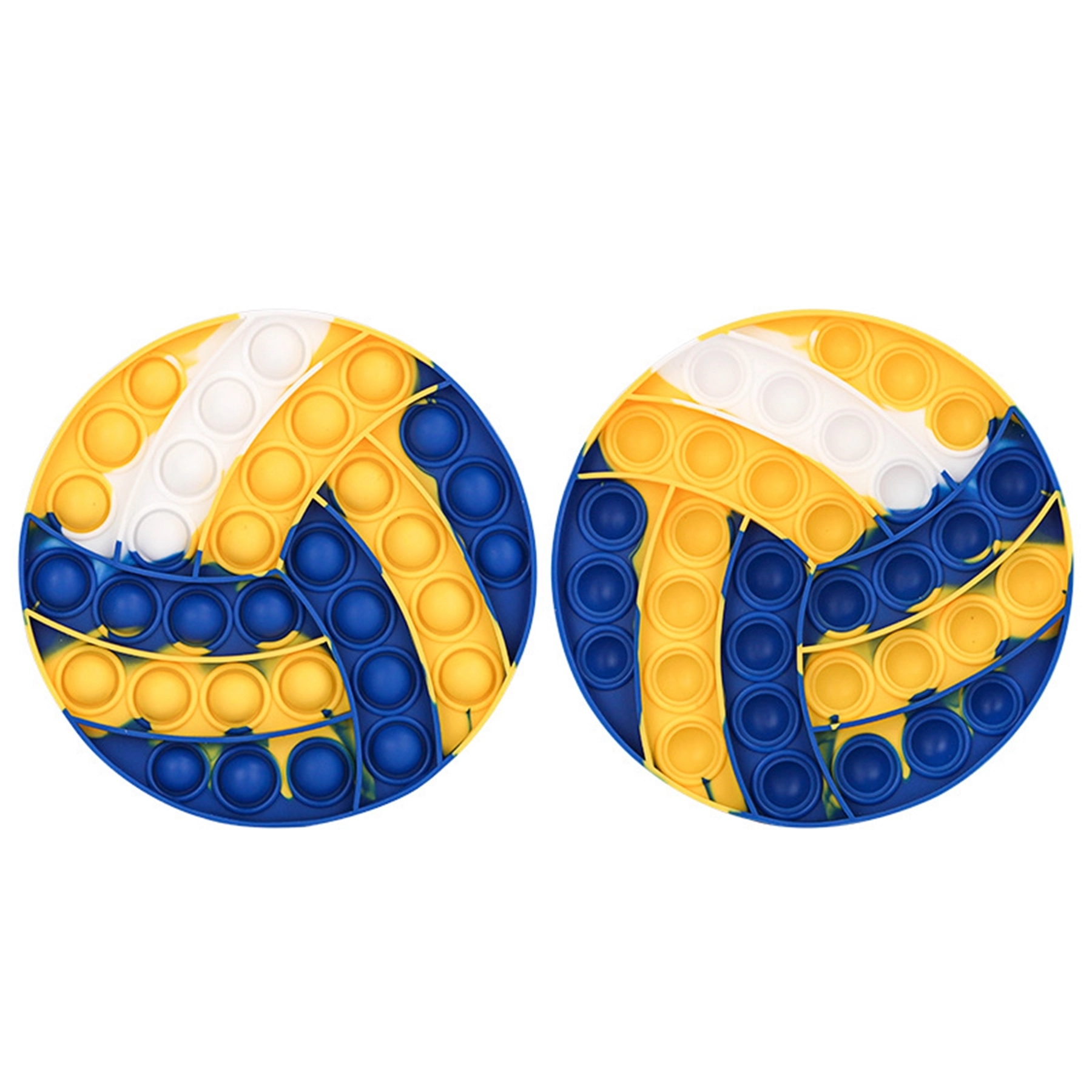 Silicone Volleyball Shaped Push Pop Bubble Toy 2