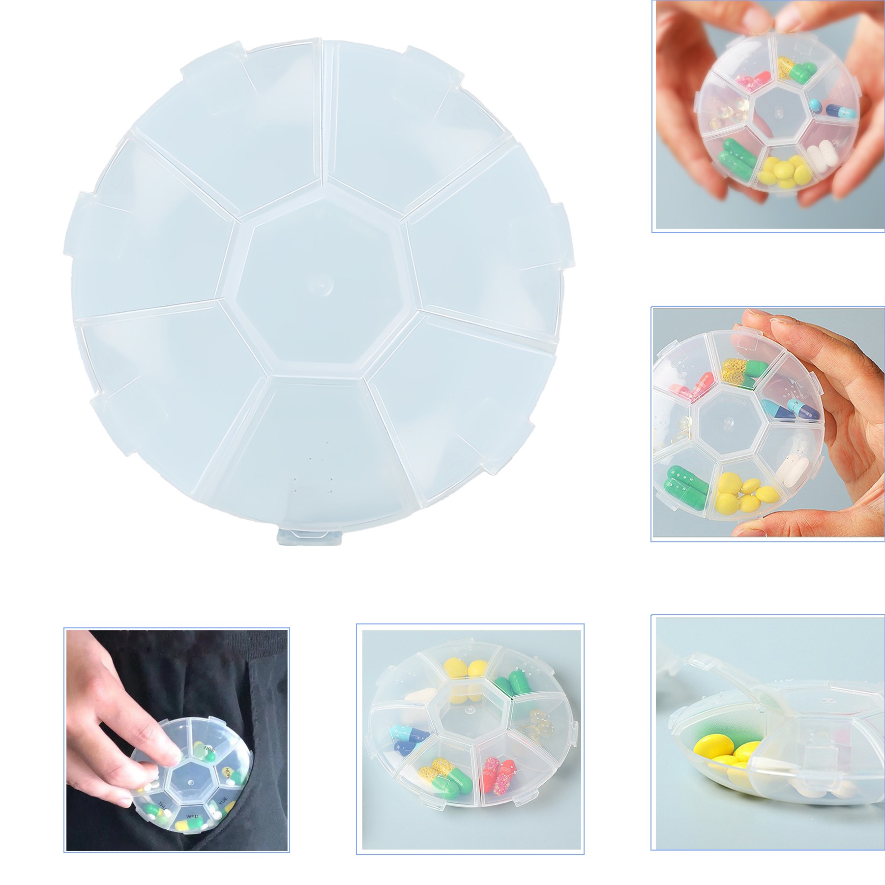 Seven-Compartment Pill Box 2
