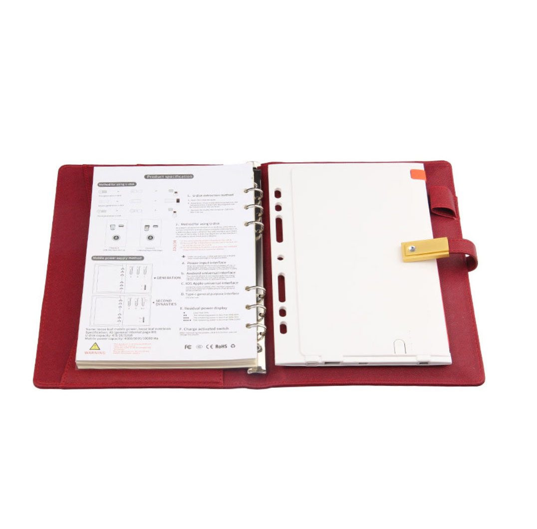 Detachable Business Portfolio Binder Power Bank 2