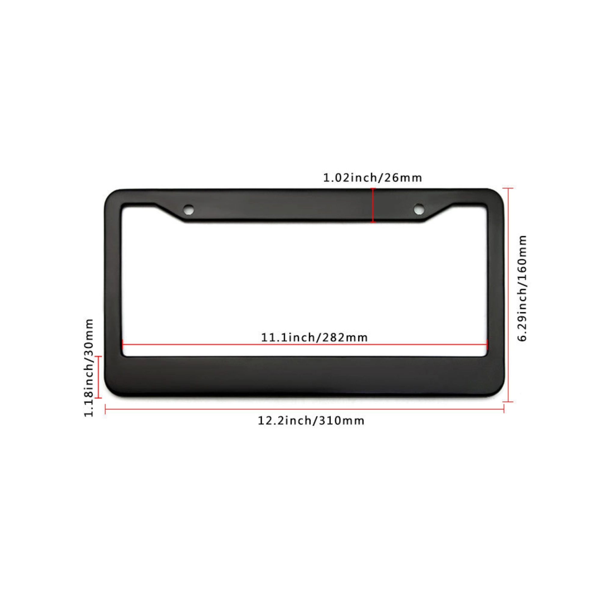 Aluminum License Plate Frame Car Accessaory 4