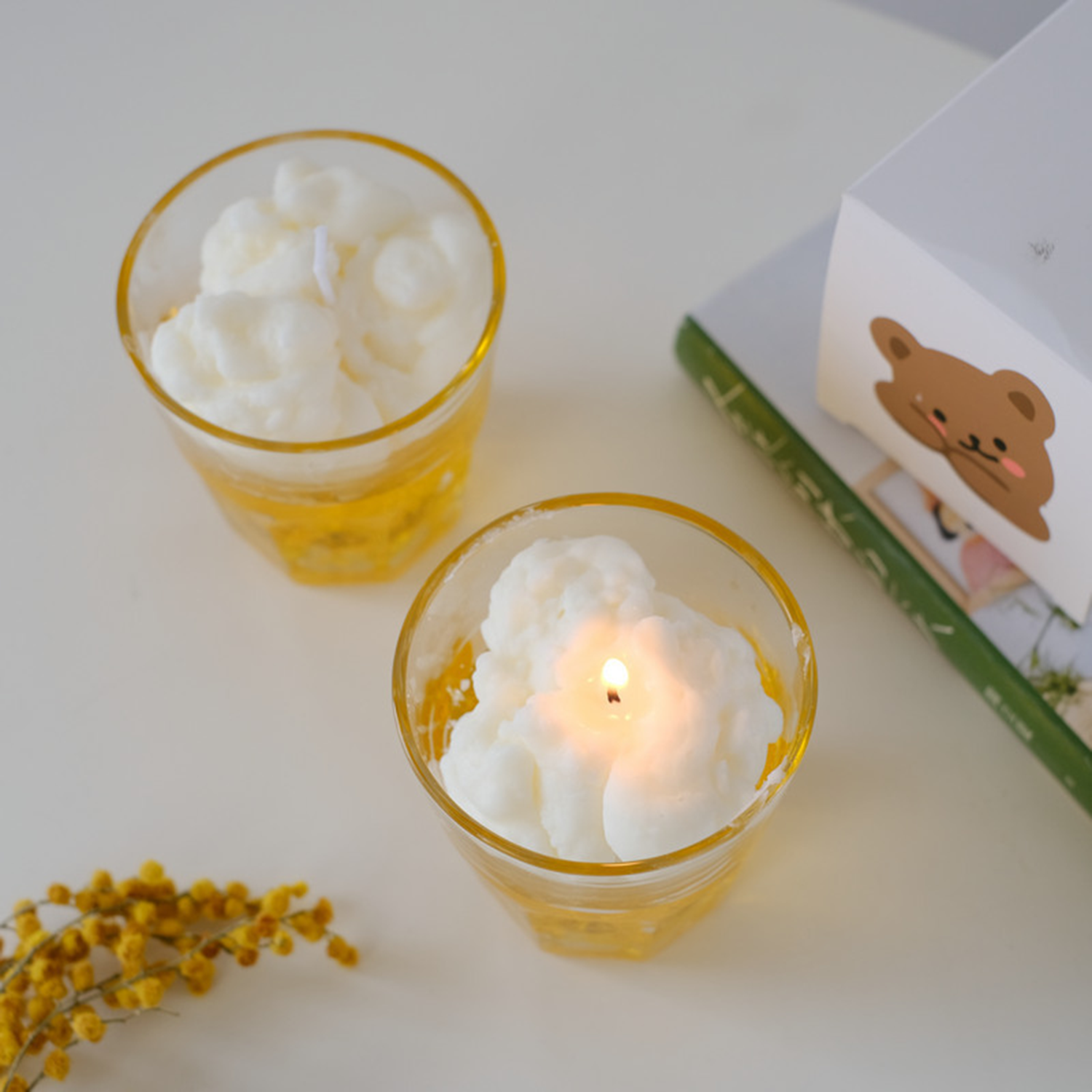 Snow Beer Shaped Scented Candle 2