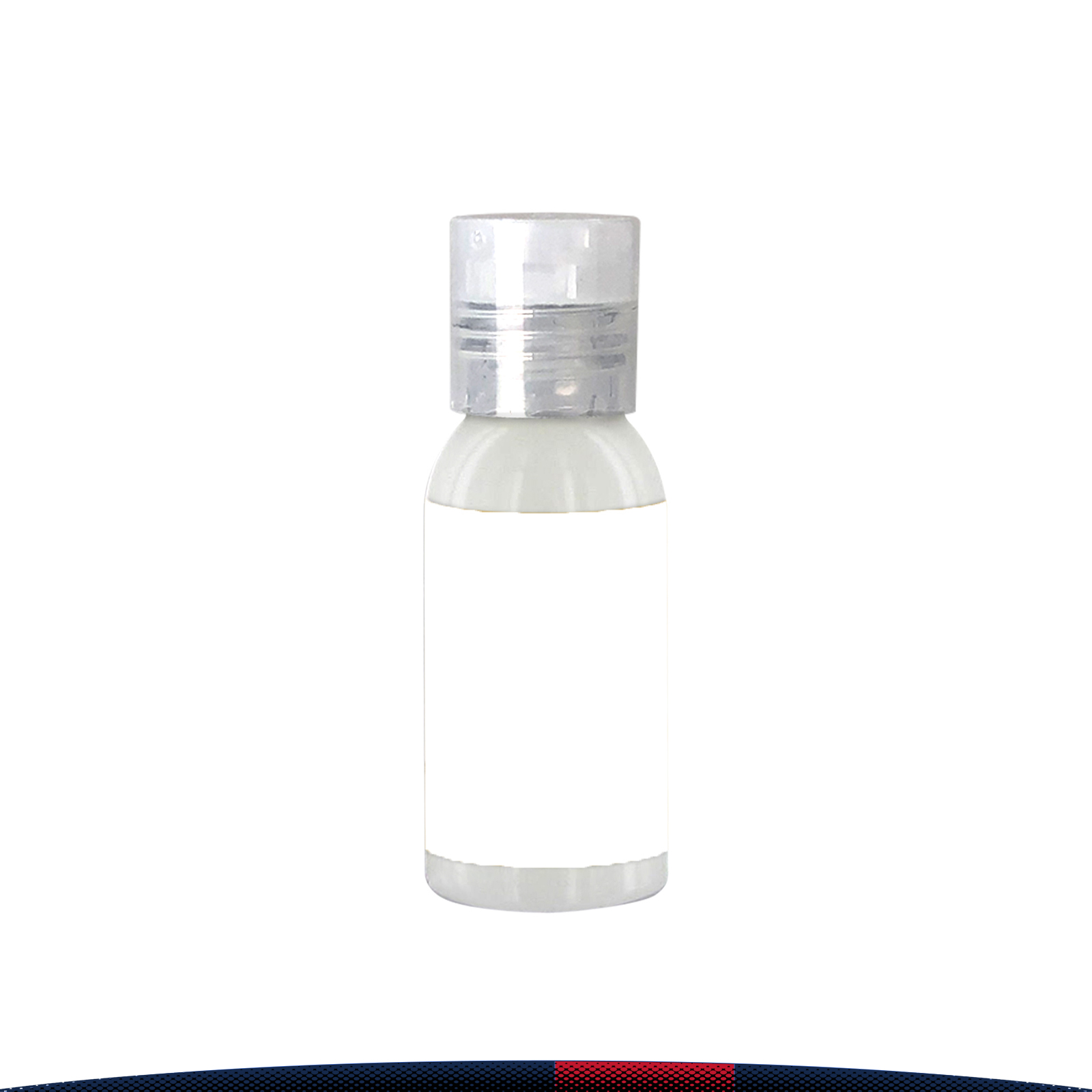 1 oz. Renelle Clear Round Bottle Lotion 5