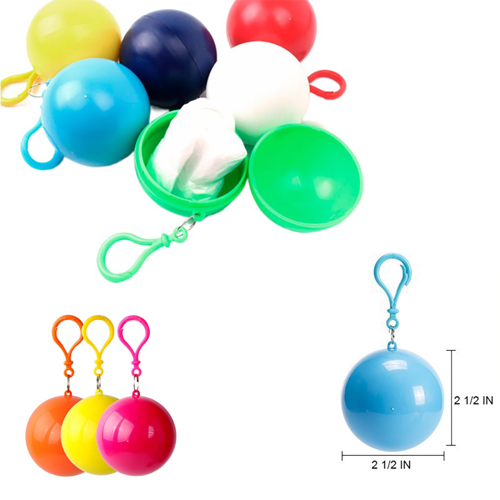 Portable Raincoat Keychain Ball 8