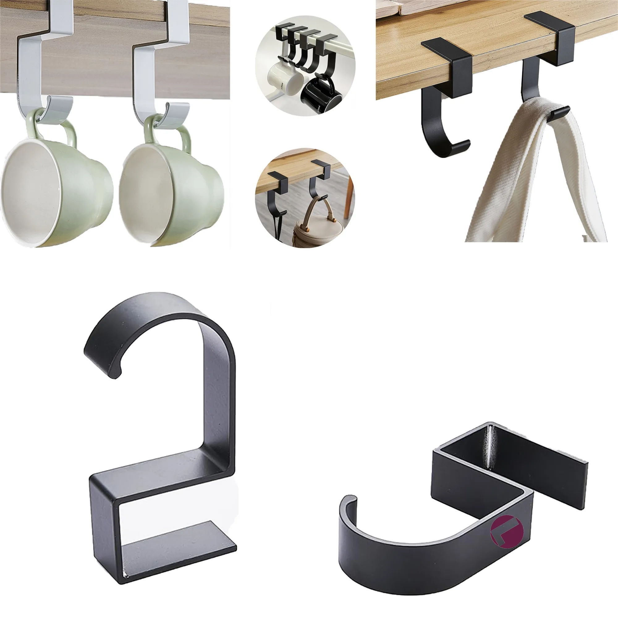 Portable Mobile Purse Bag Hook 1