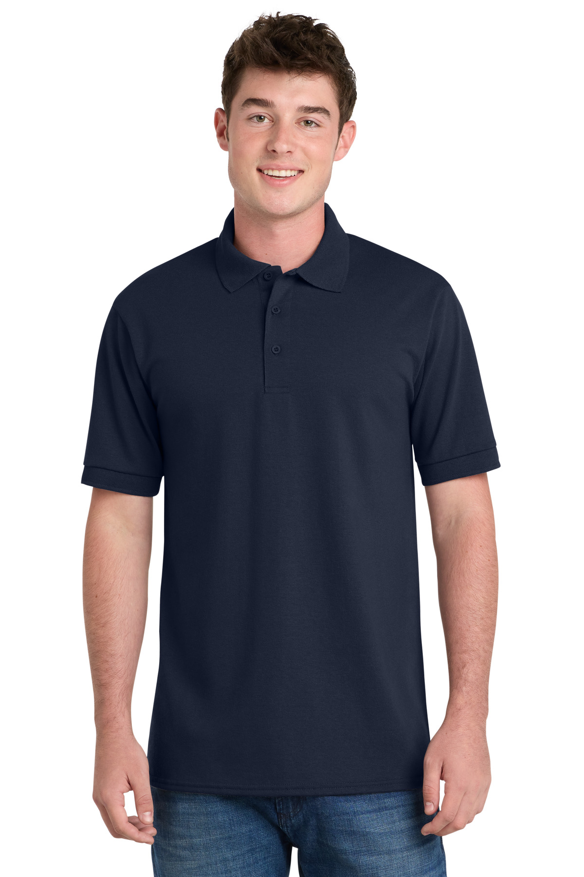 Port & Co Tall Core Blend Jersey Knit Polo. KP55T 103