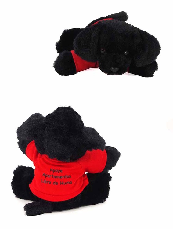8" Blackie Labrador with t-shirt and one color imprint 2