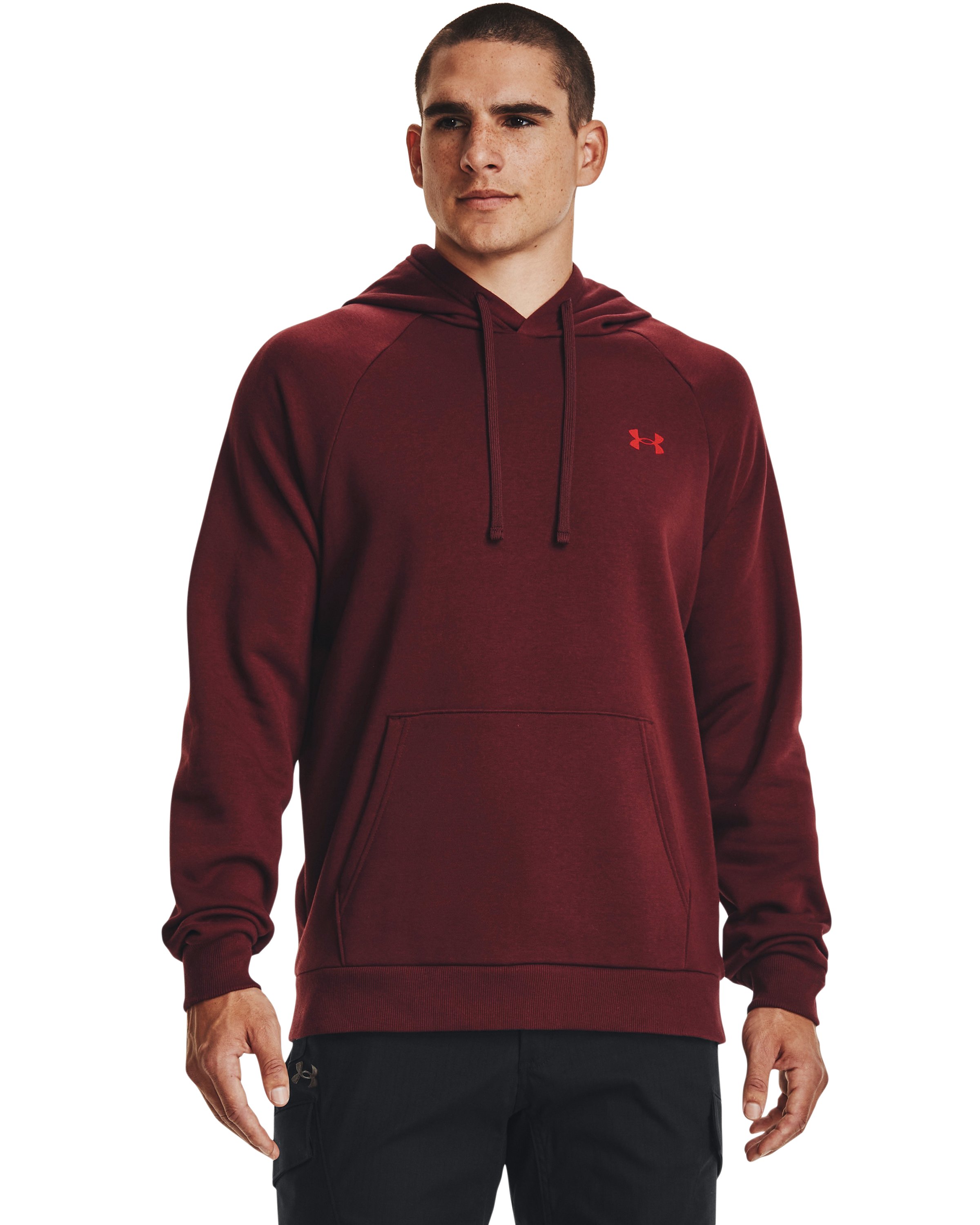 Men's UA Rival Fleece Mountain Hoodie, custom hoodie or sweatshirt with logo imprint 7
