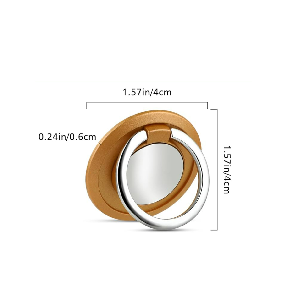 Universal Rotating Phone Ring Holder & Kickstand 3