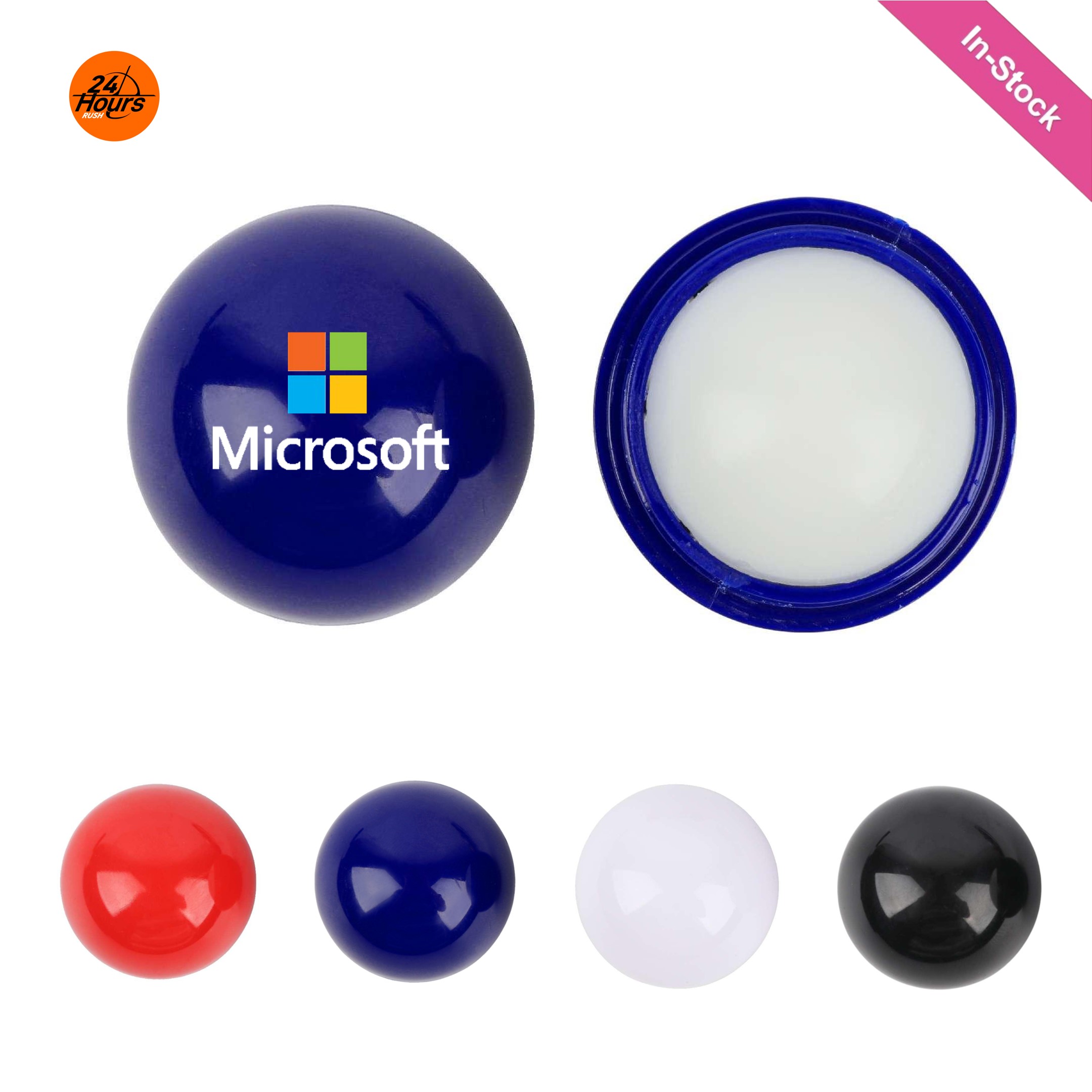 Vanilla Flavor Lip Balm Ball 2