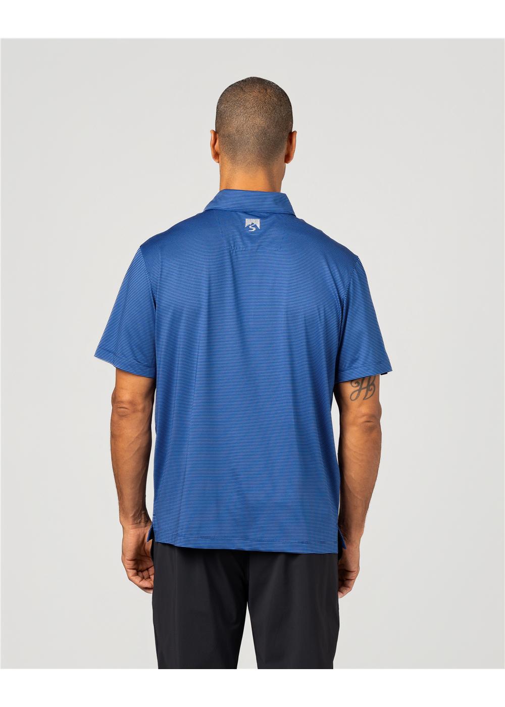 Storm Creek Men's Optimist II Microstripe Short Sleeve Polo 12