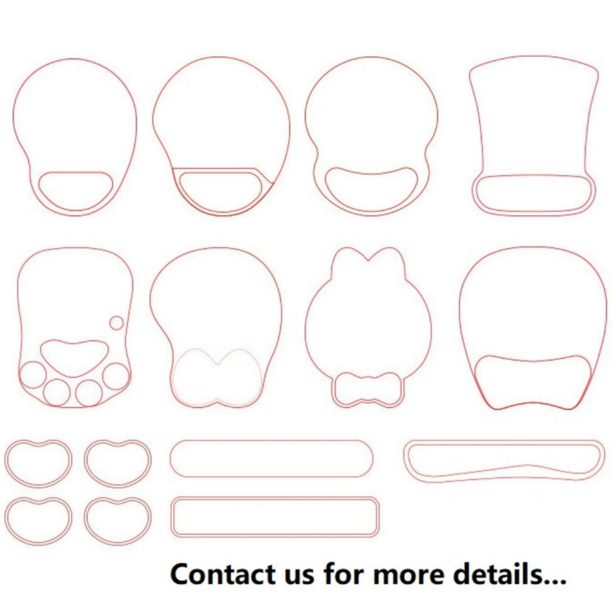 Ergonomic Mouse Pad with Wrist Support 4