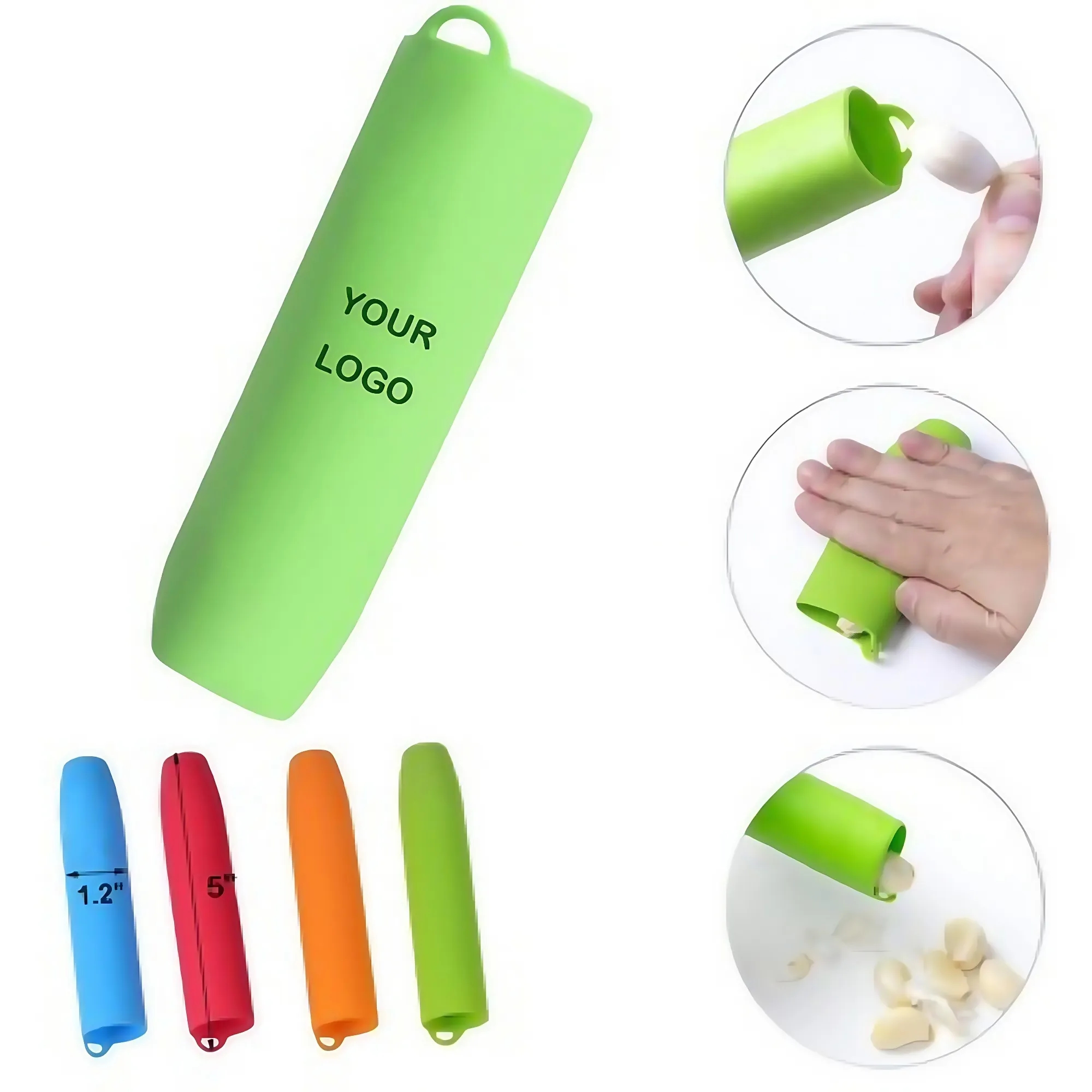 Garlic peeler peeling roller retainers