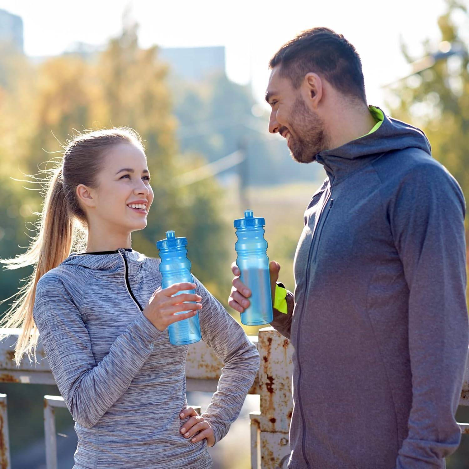 24Oz Lightweight Reusable Plastic Sport Bottle 5