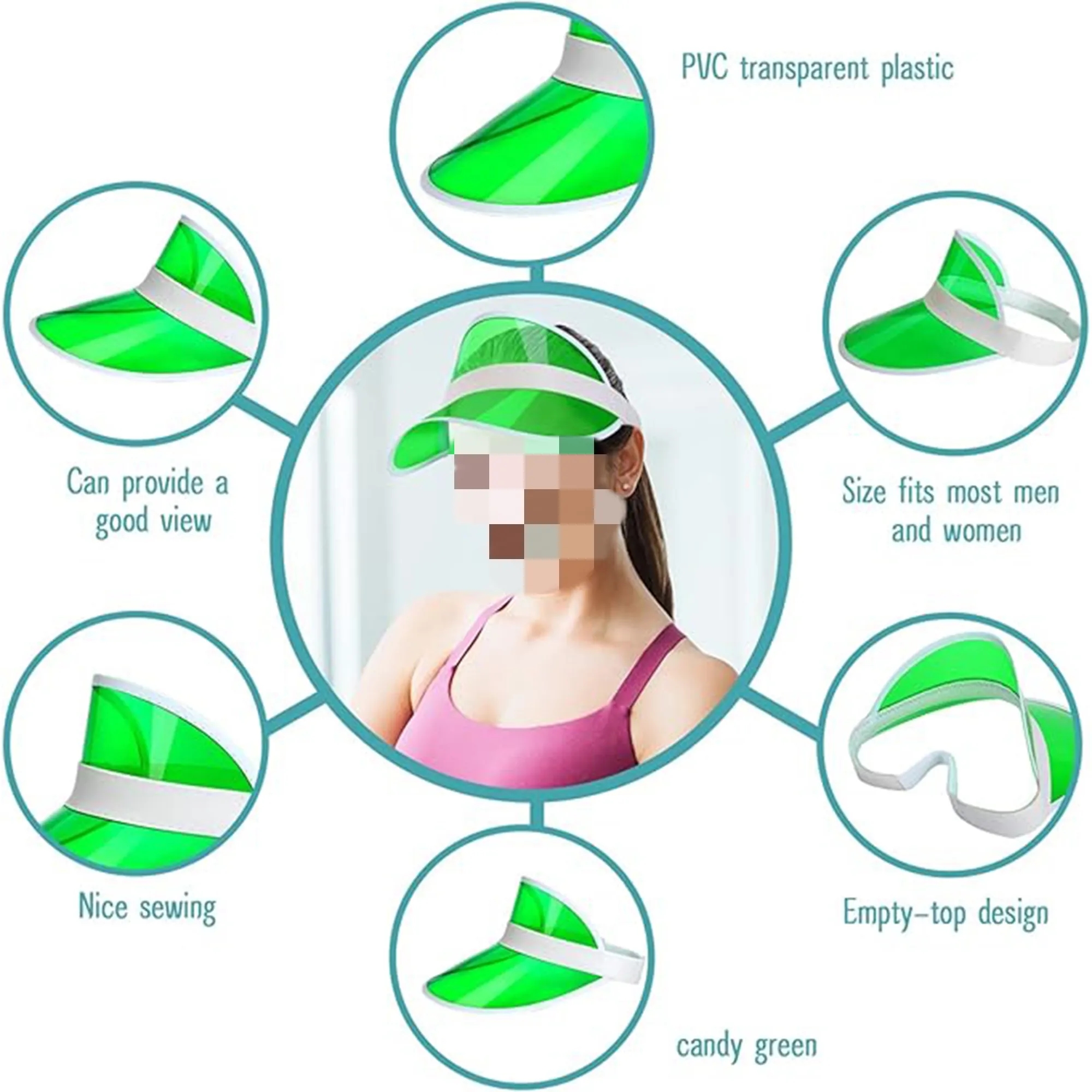 PVC Sun Hat with UV Protection 3