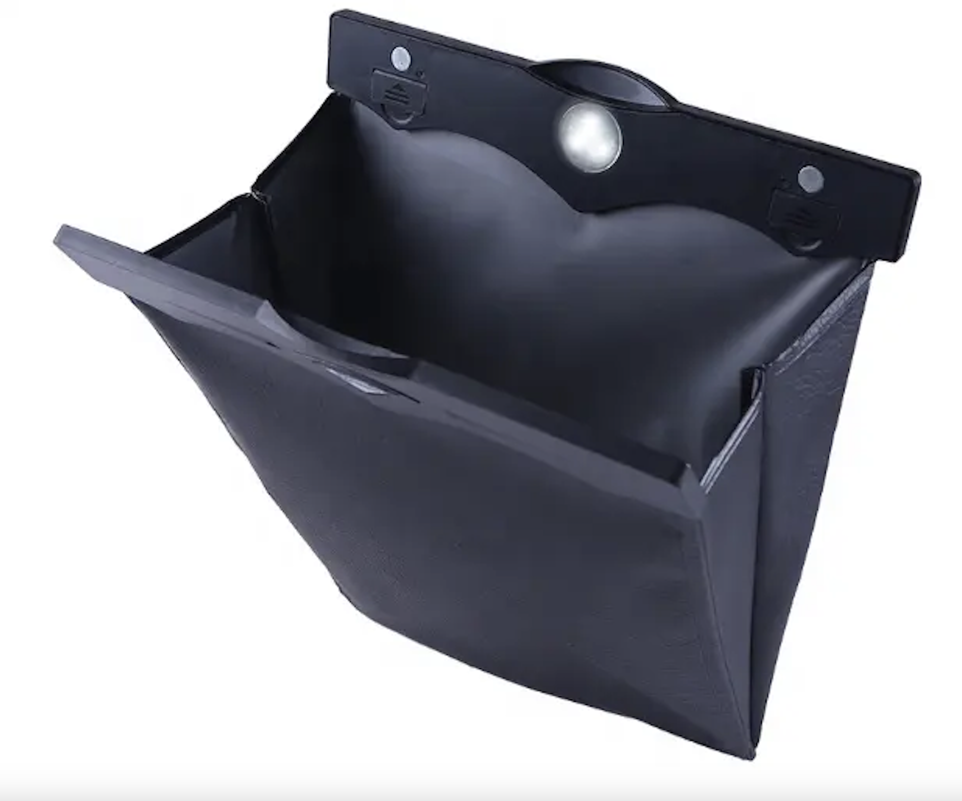 Hanging Car Trash Bag with Light 2