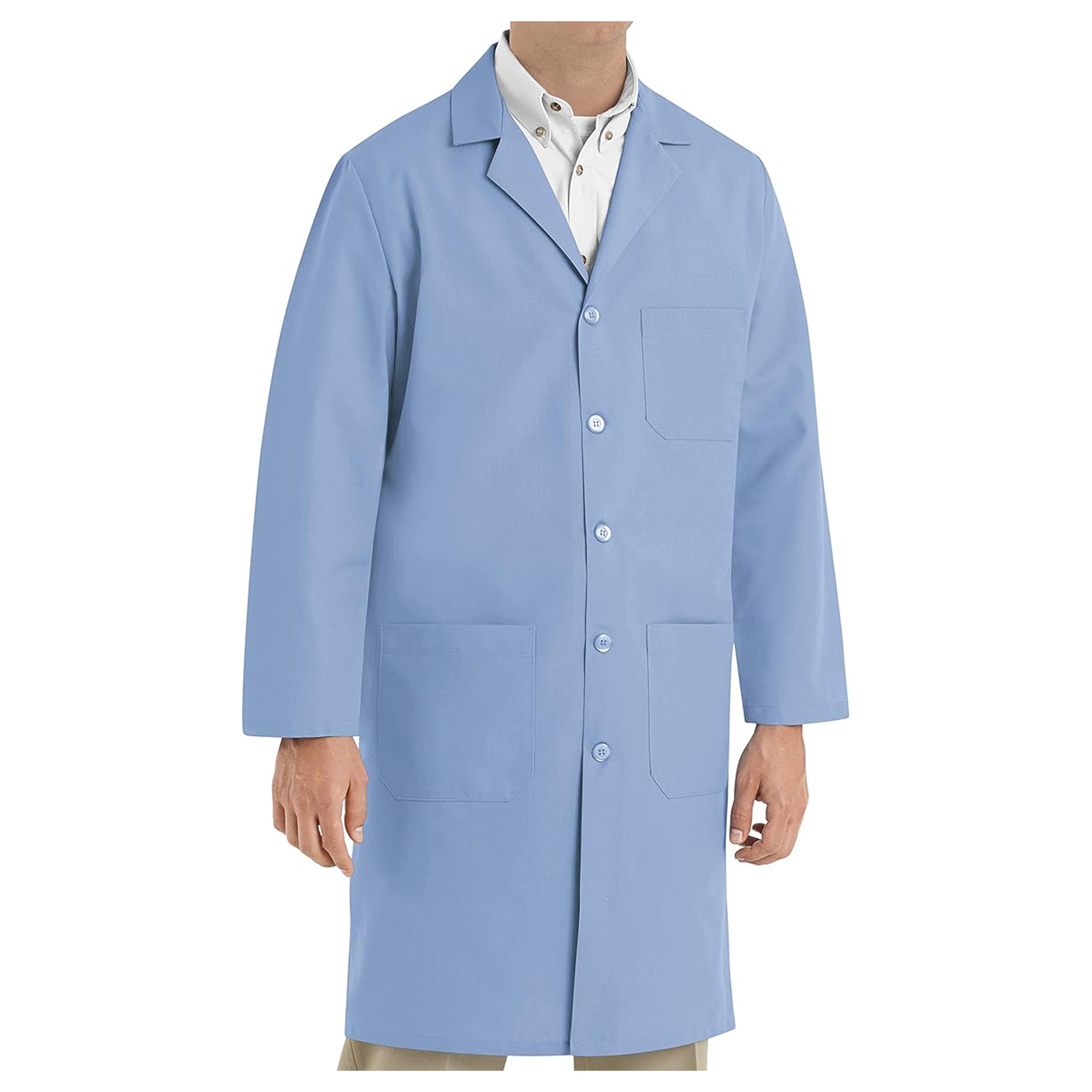 Men's Three-Pocket Lab Coat 7