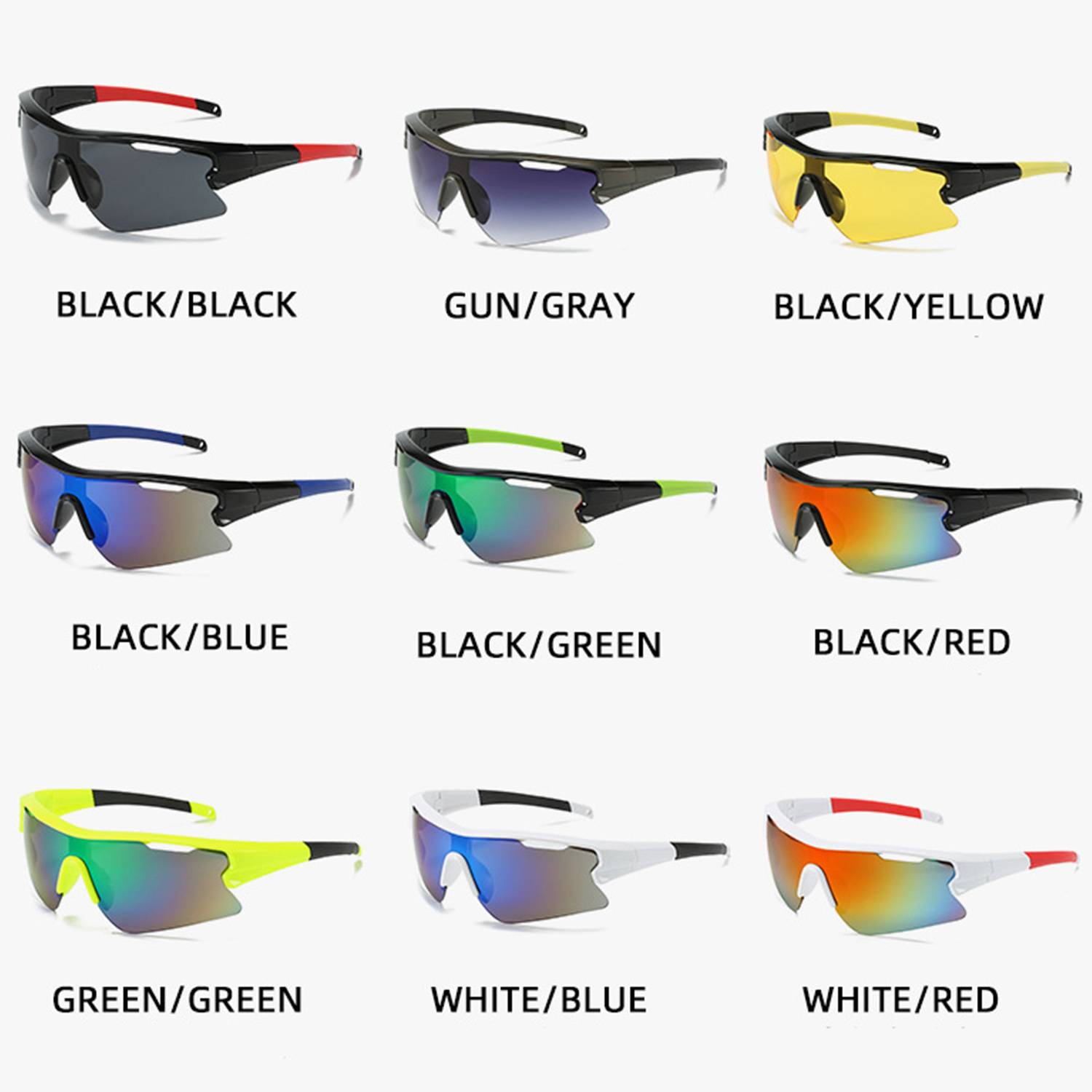 Outdoor cycling windproof sports sunglasses 5