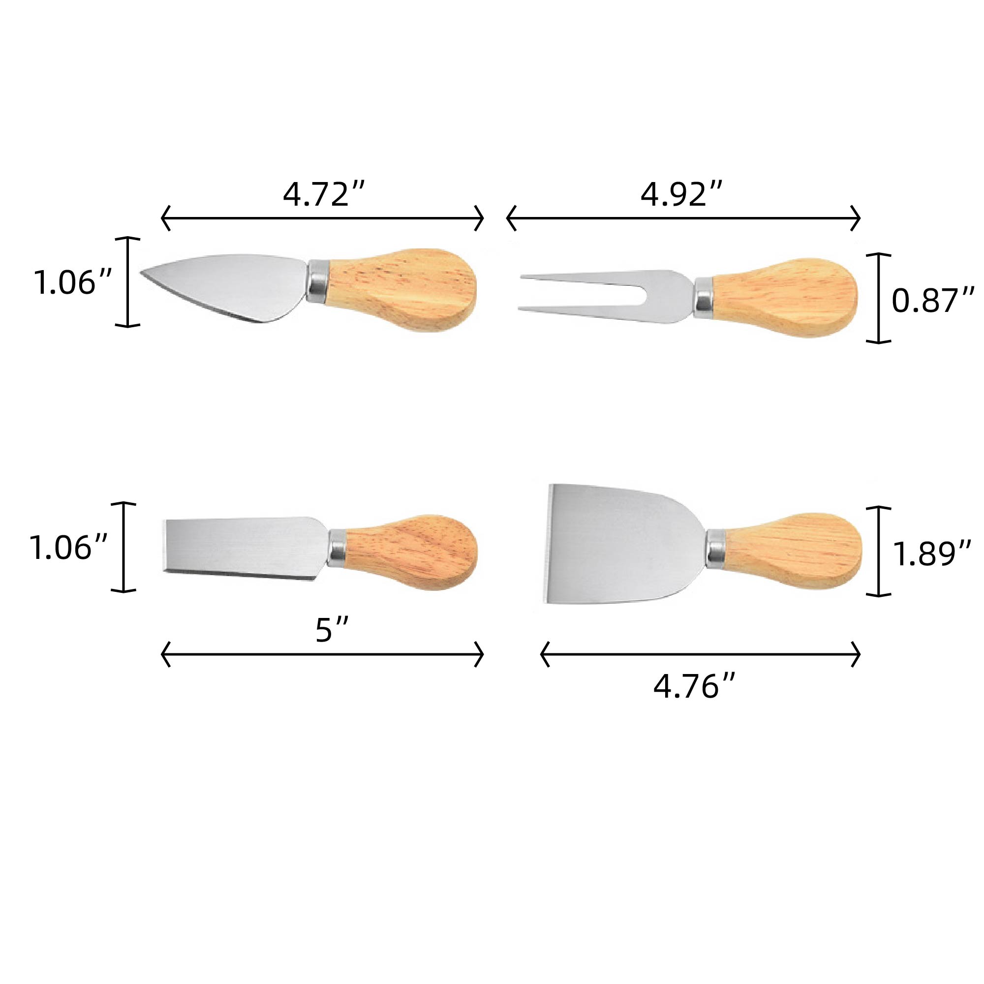 MOQ 5 pcs Cream Cheese Spreader 4pc 3