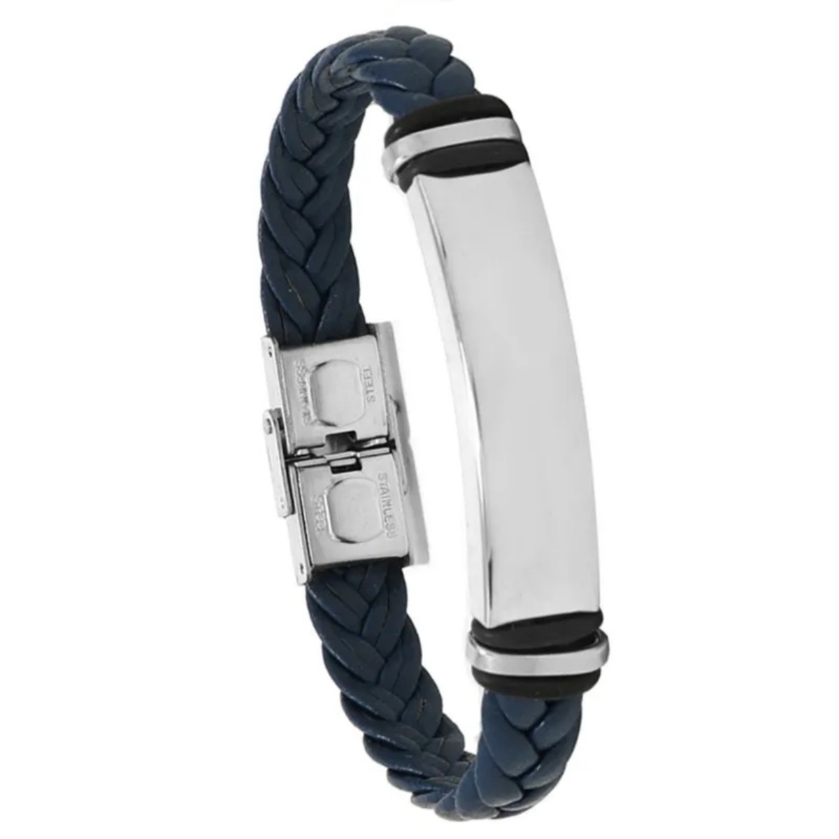 Stainless Steel Leather Wrist Strap 12