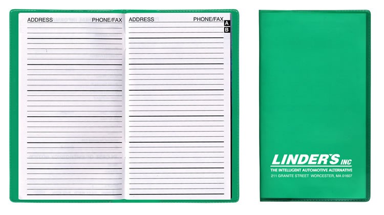 Translucent Vinyl Address Book 5