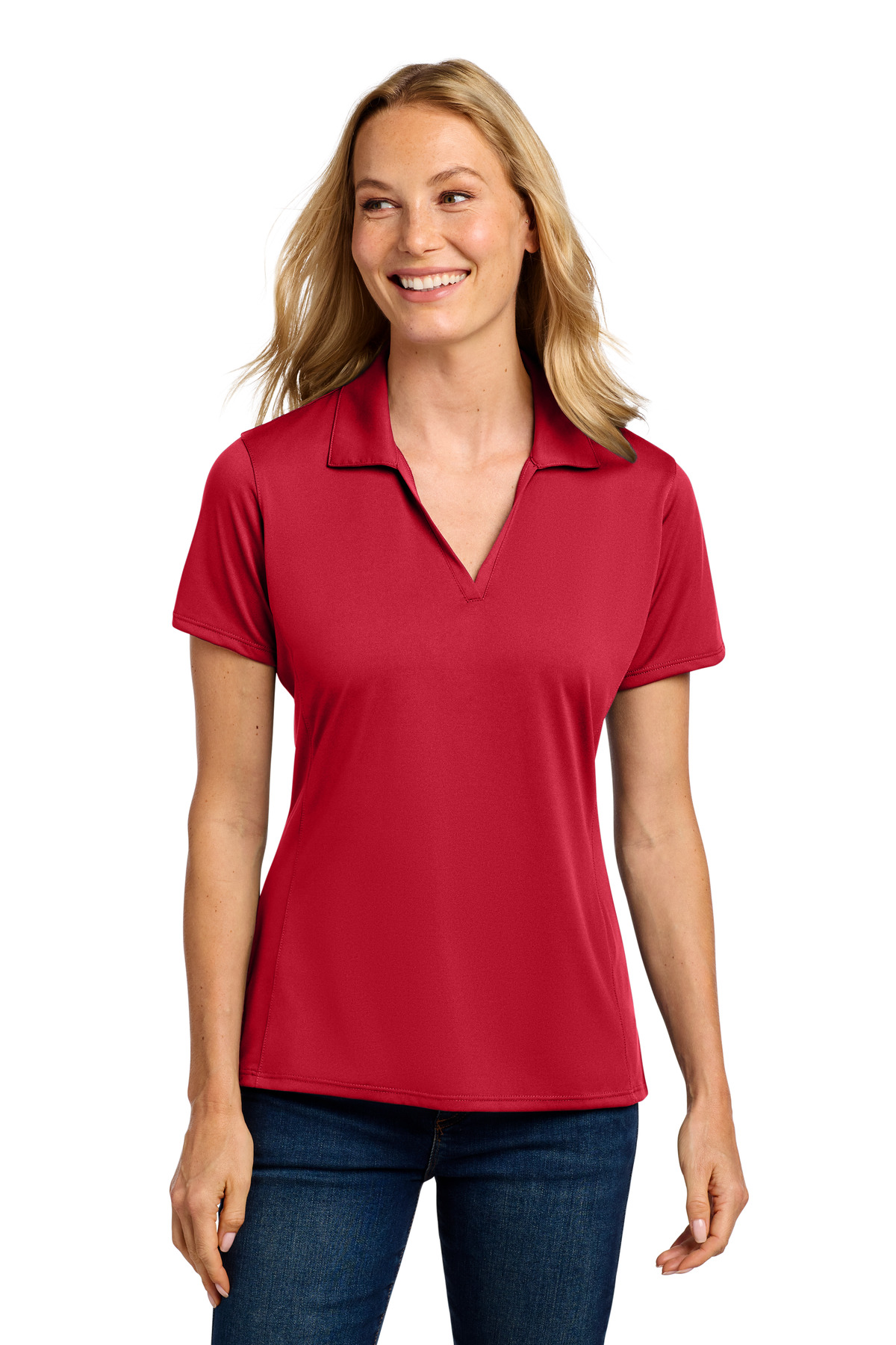 Port Authority Women's Performance Staff Polo LK398 13