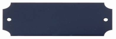 1" x 3-1/4" Blank Laserable Perpetual Plate 1
