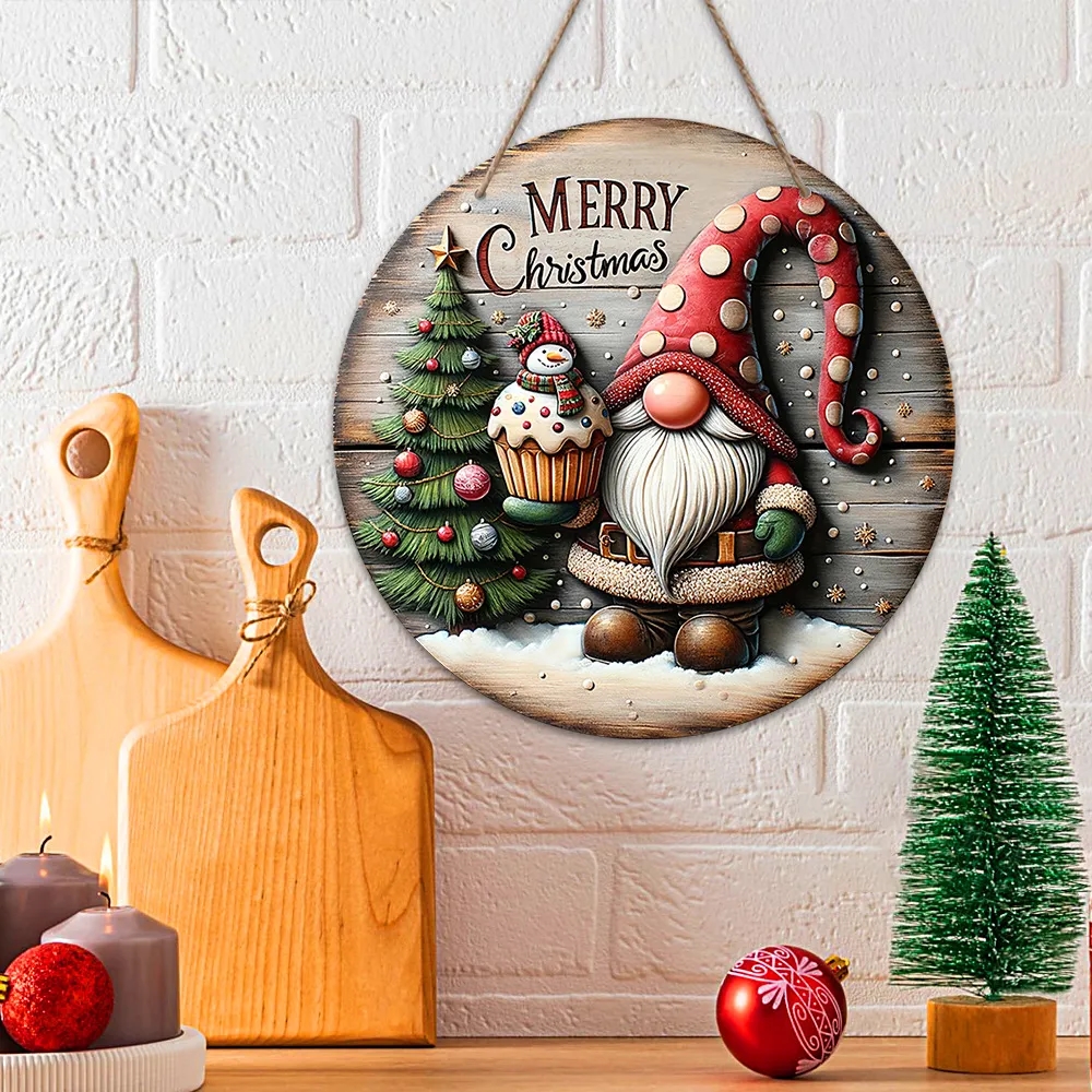 Christmas Wooden Pendant 6
