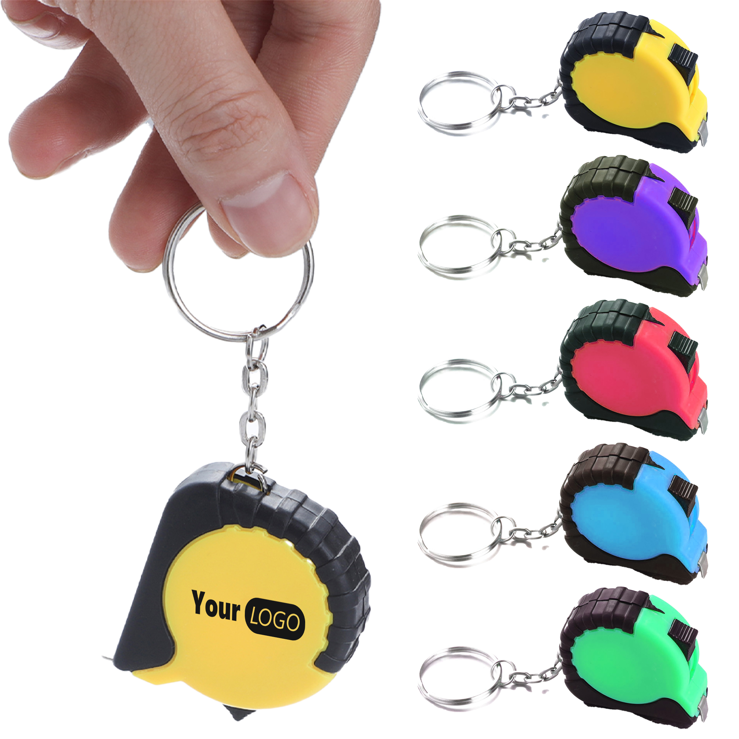 Abs Portable Mini Tape Measure Keychain For Everyday Convenience (Moq 50) 1