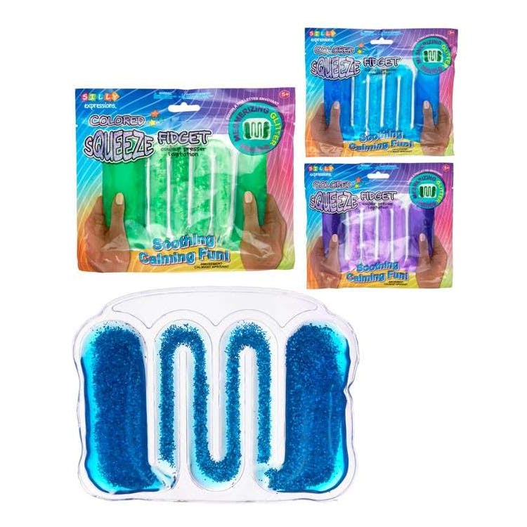 Glitter Squeeze Tube Toys - Assorted 2