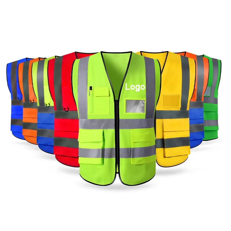Reflective Vest, custom uniform with logo imprint 2