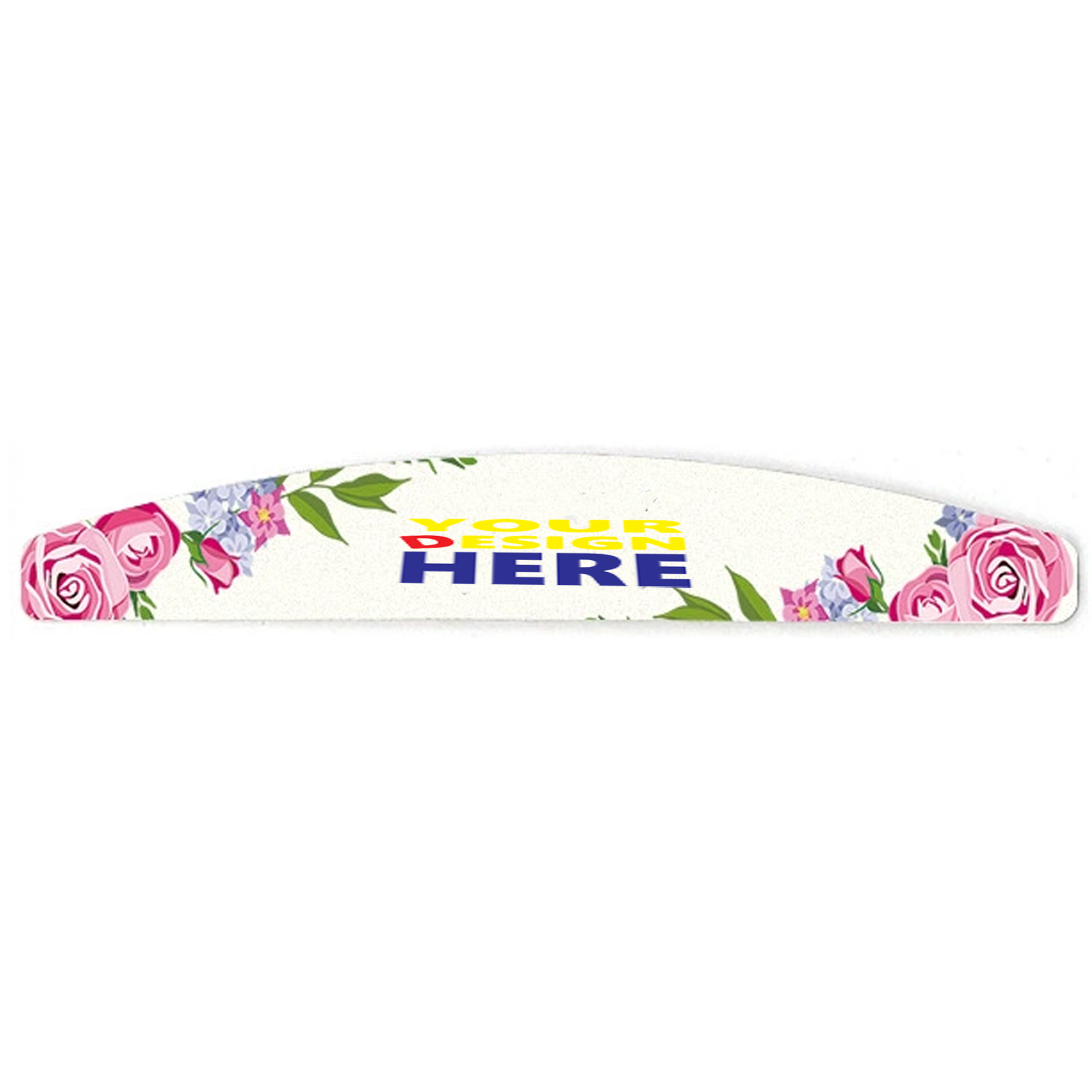 Full Color White Sandpaper Nail Files 3