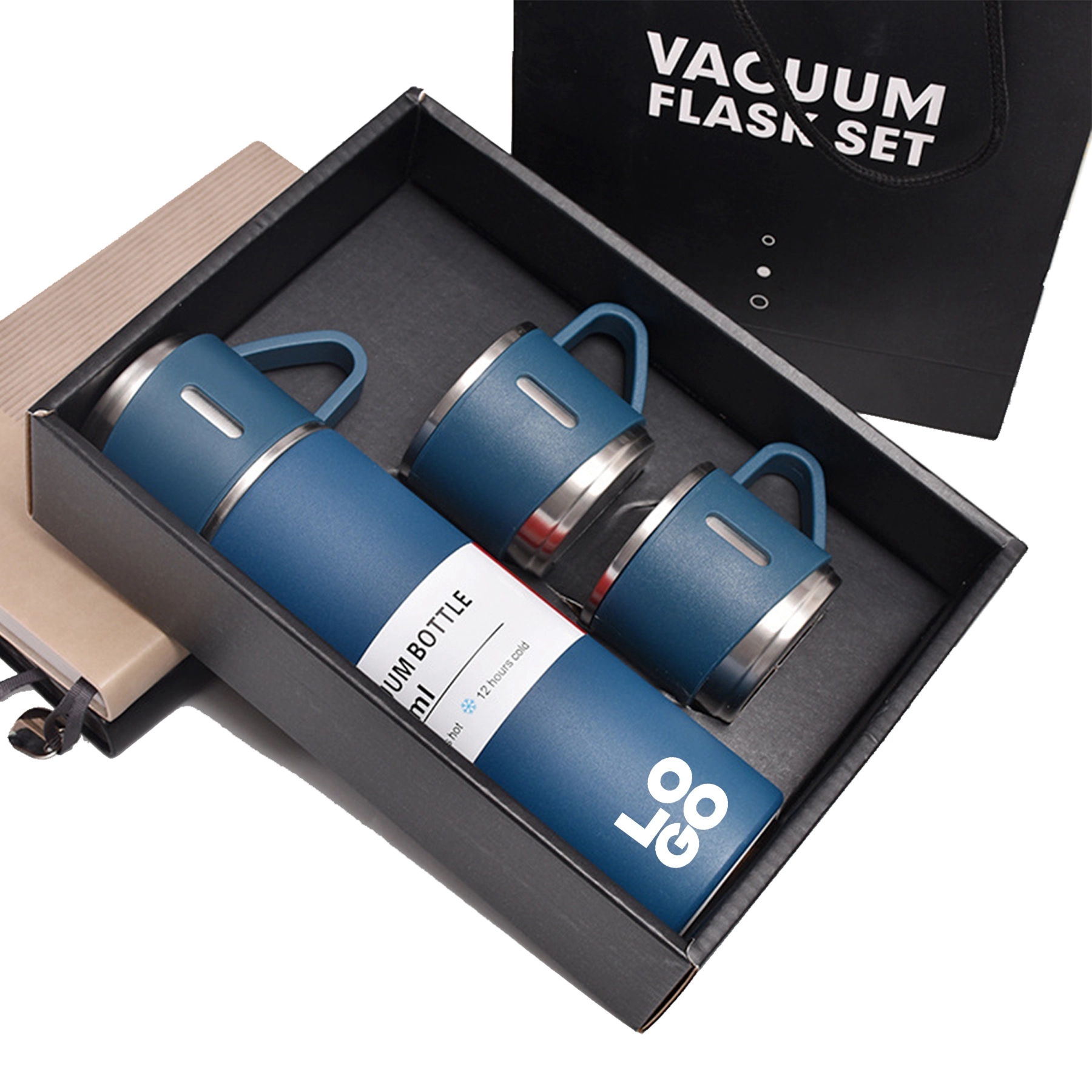 17 Oz Insulated Flask Gift Box 2