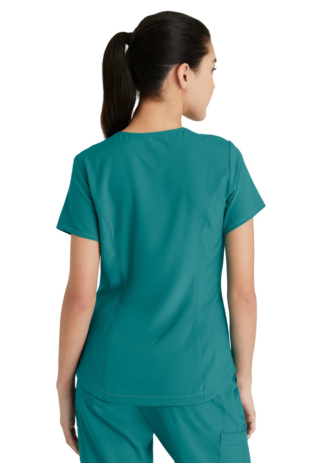 Grey's Anatomy Evolve Stretch - Women's Two-Pocket V-Neck Rhythm Scrub Top 37