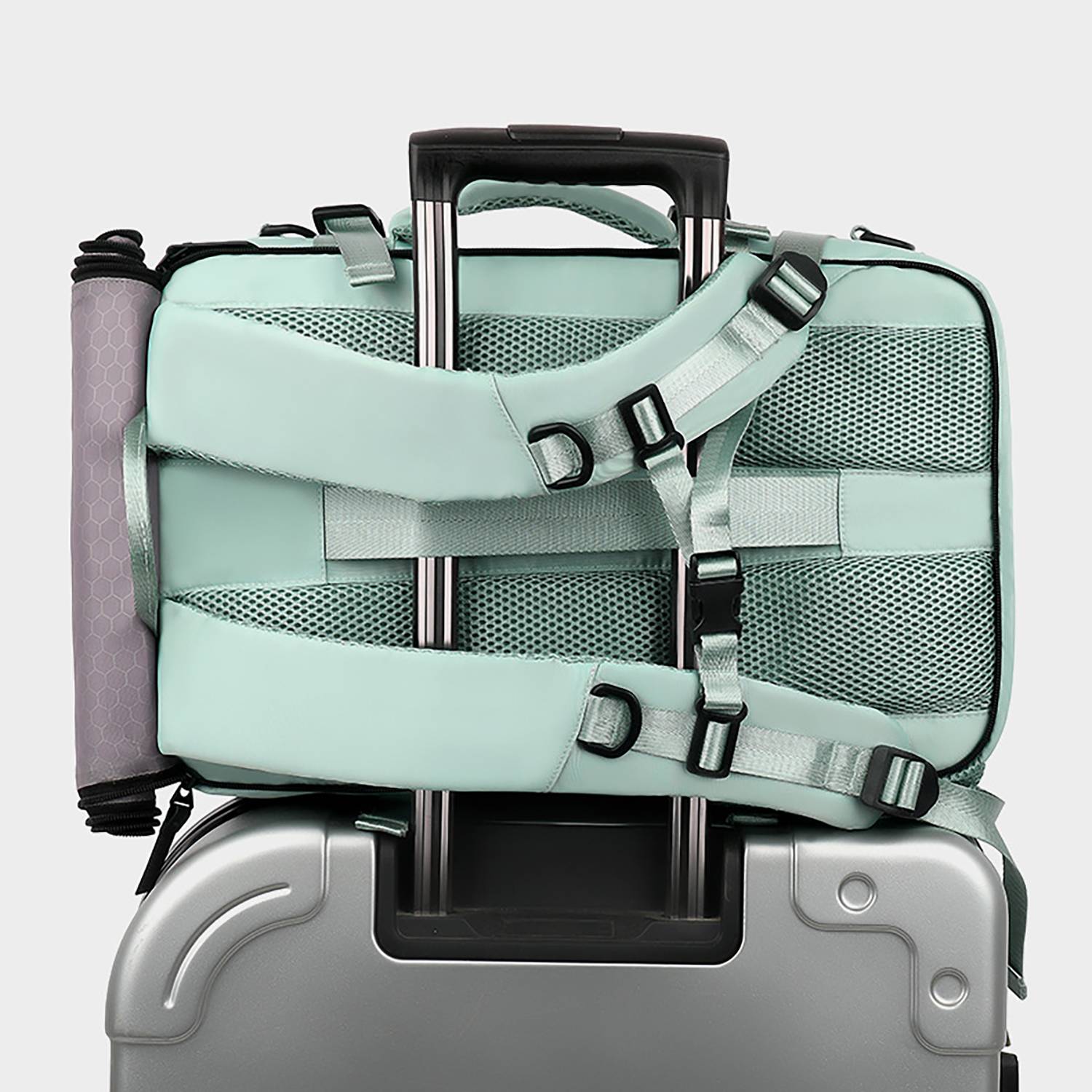 Waterproof Travel Nylon Backpack W/ Usb Port 6