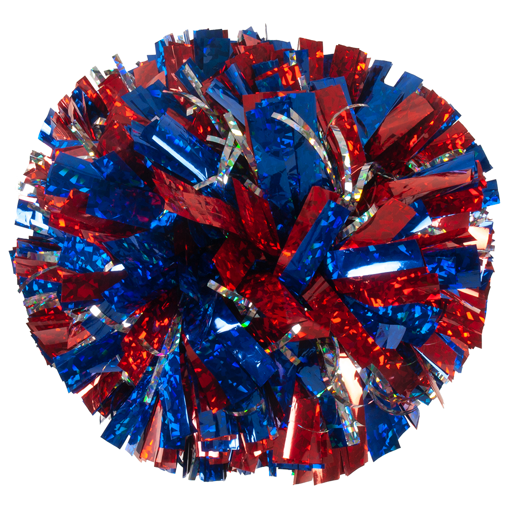 Custom Holographic Show Pom - Solid Color 22